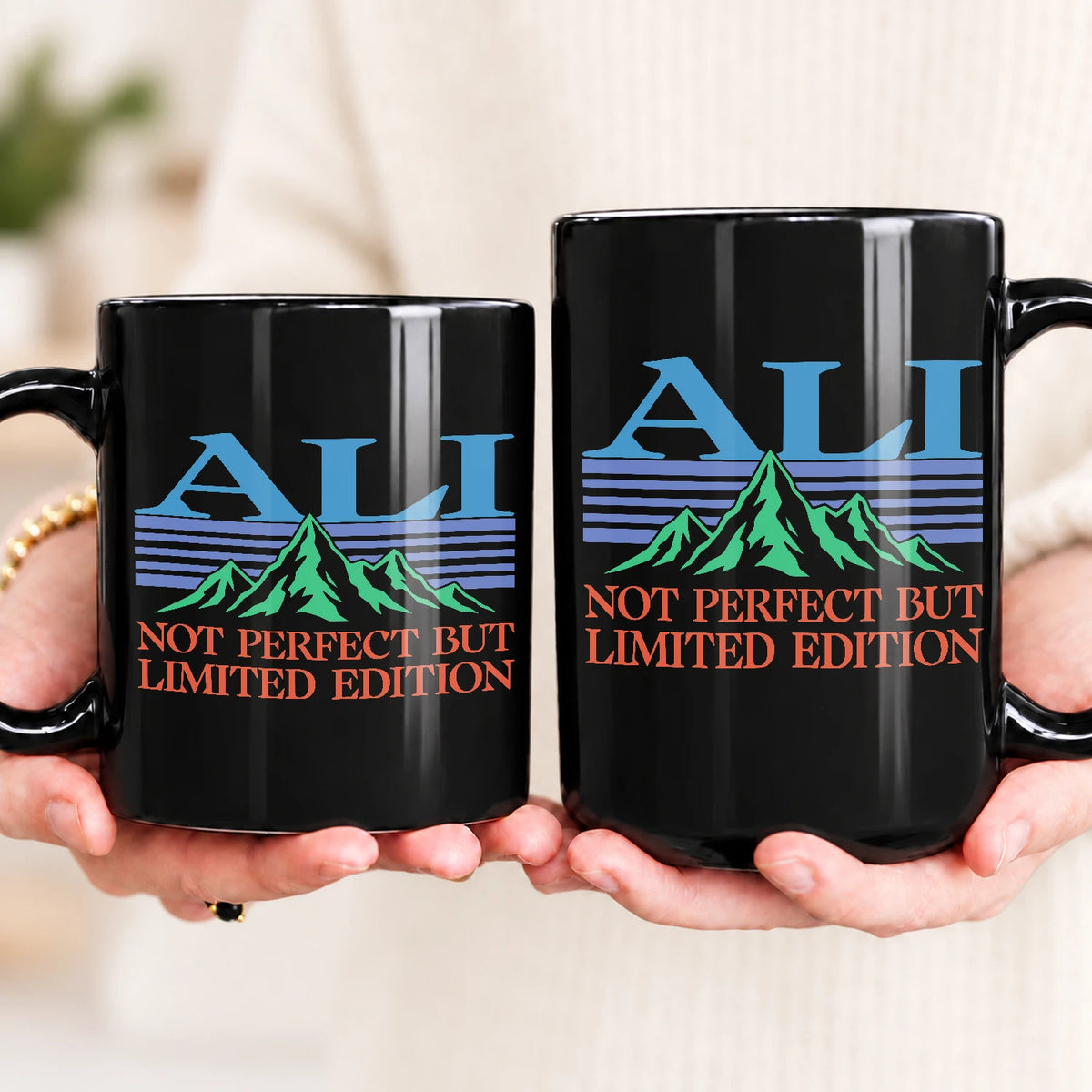 Not Perfect But Limited Eidition Retro Mountain Mug ALI 13K1 MG29