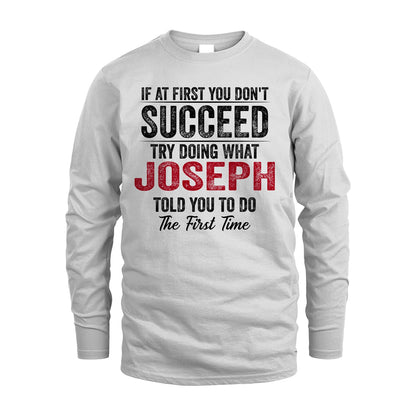 JOSEPH 13K1-357 If At First You Don't Succeed...