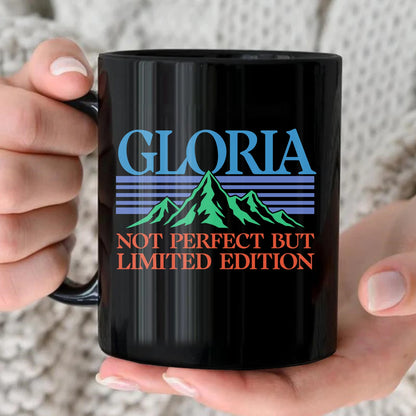 Not Perfect But Limited Eidition Retro Mountain Mug GLORIA 13K1 MG29