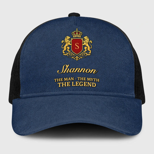 The Man The Myth The Legend Royal Blue Mesh Cap SHANNON 13K1 C187PF