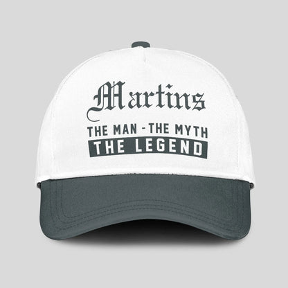 The Man The Myth The Legend Luxury Cap MARTINS 13K1 C39PF