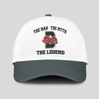 The Man The Myth The Legend Custom Initial Letter And Name Cap DALE 13K1 C38PF