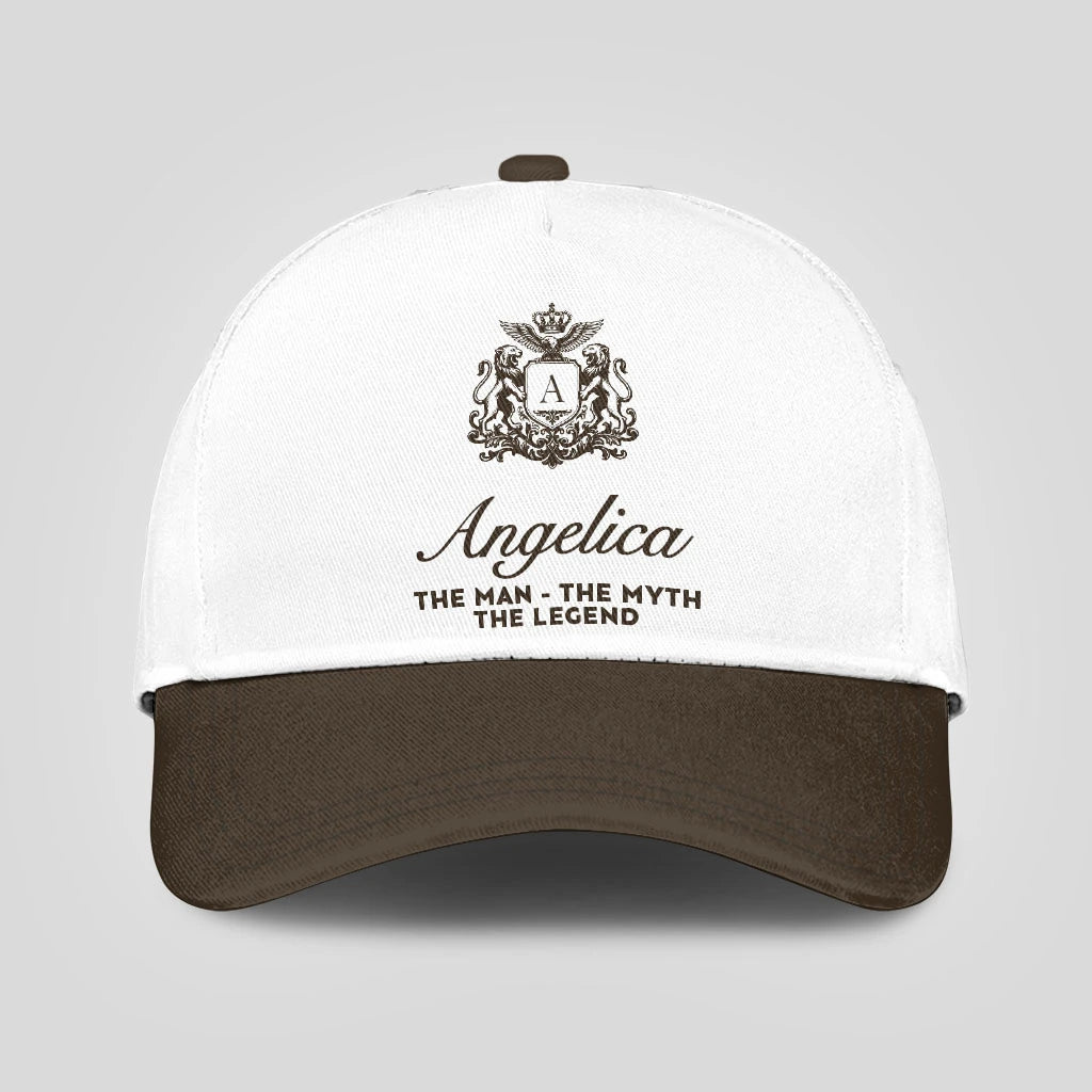 The Man The Myth The Legend Brown Cap ANGELICA 13K1 C47PF