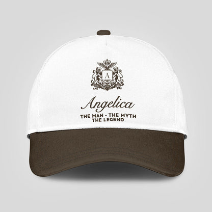 The Man The Myth The Legend Brown Cap ANGELICA 13K1 C47PF