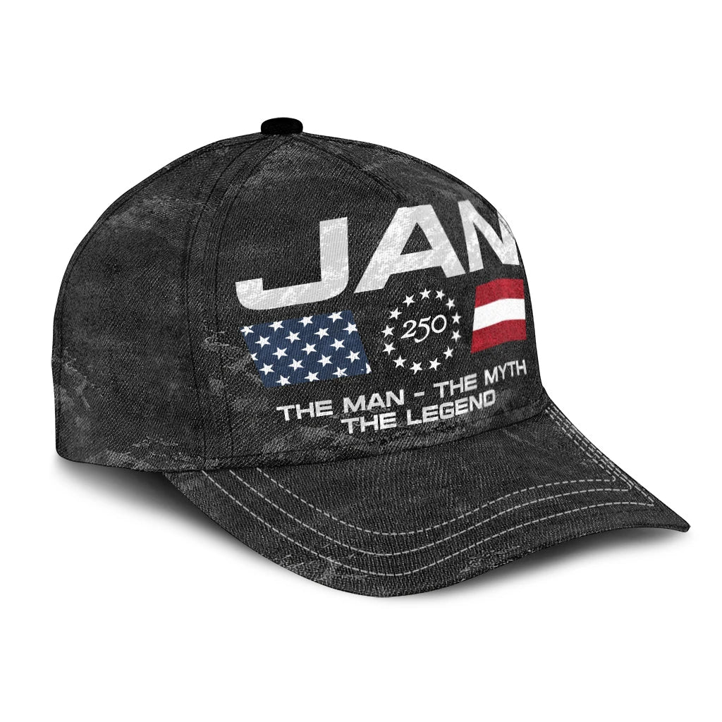 JAN 13K1-C11PF America 250 The man - The Myth - The Legend