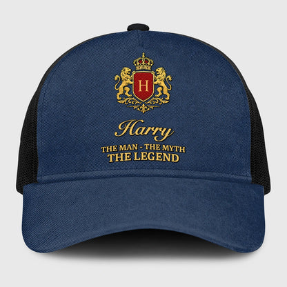 The Man The Myth The Legend Royal Blue Mesh Cap HARRY 13K1 C187PF