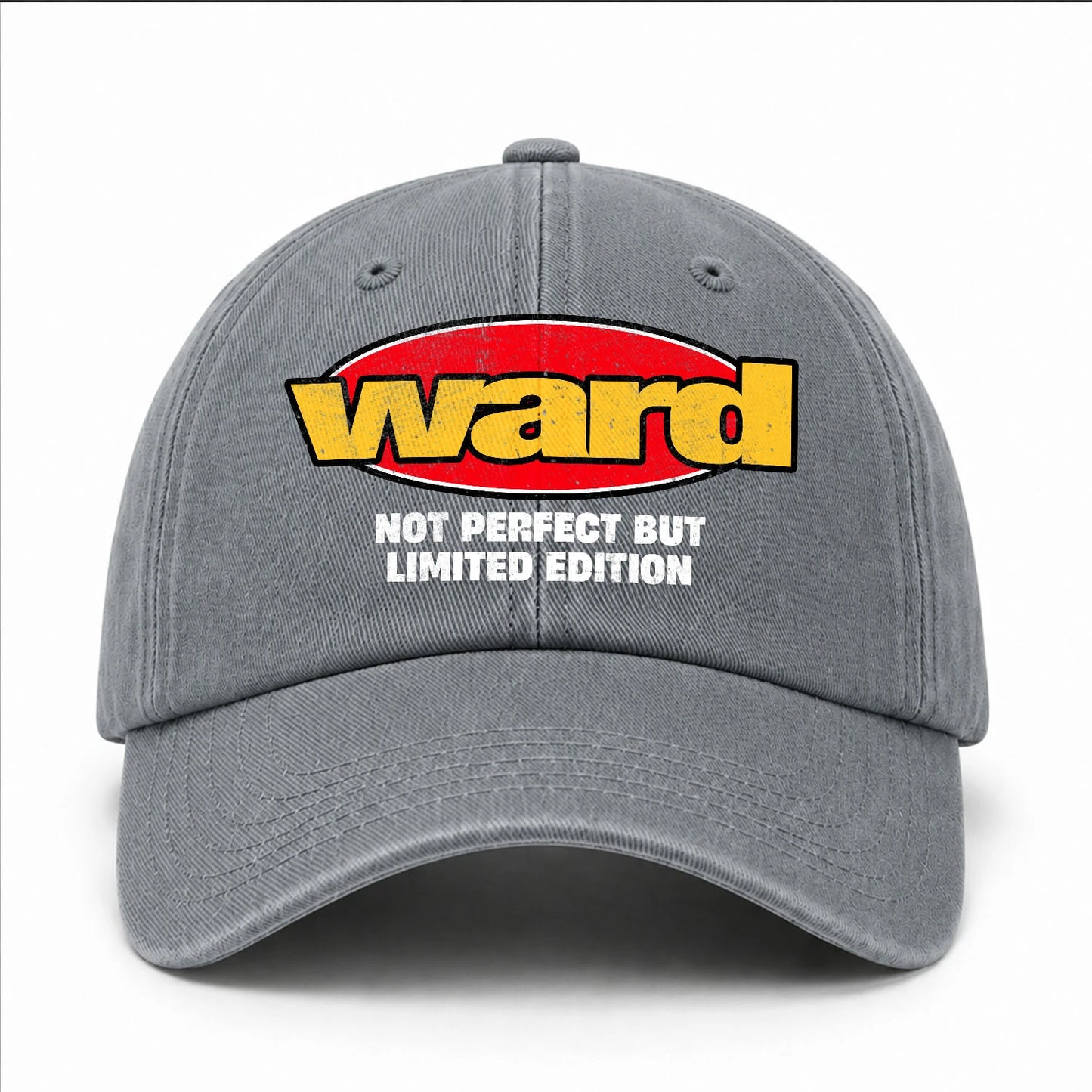Your Name Not Perfect But Limited Edition Red Logo Washed Cap WARD 13K1 C84PF