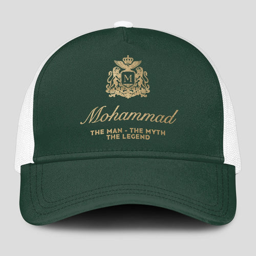 The Man The Myth The Legend Sage Green Mesh Cap MOHAMMAD 13K1 C192PF