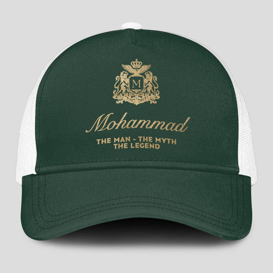 The Man The Myth The Legend Sage Green Mesh Cap MOHAMMAD 13K1 C192PF