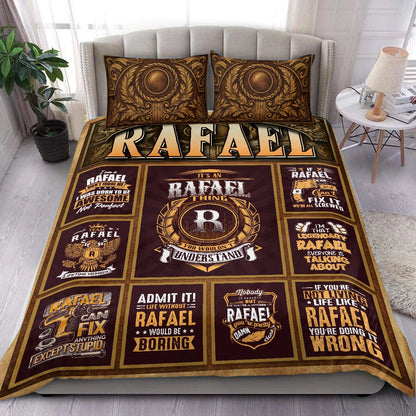 RAFAEL Limited Edition Personalized Bedding Set 13K1-BS3
