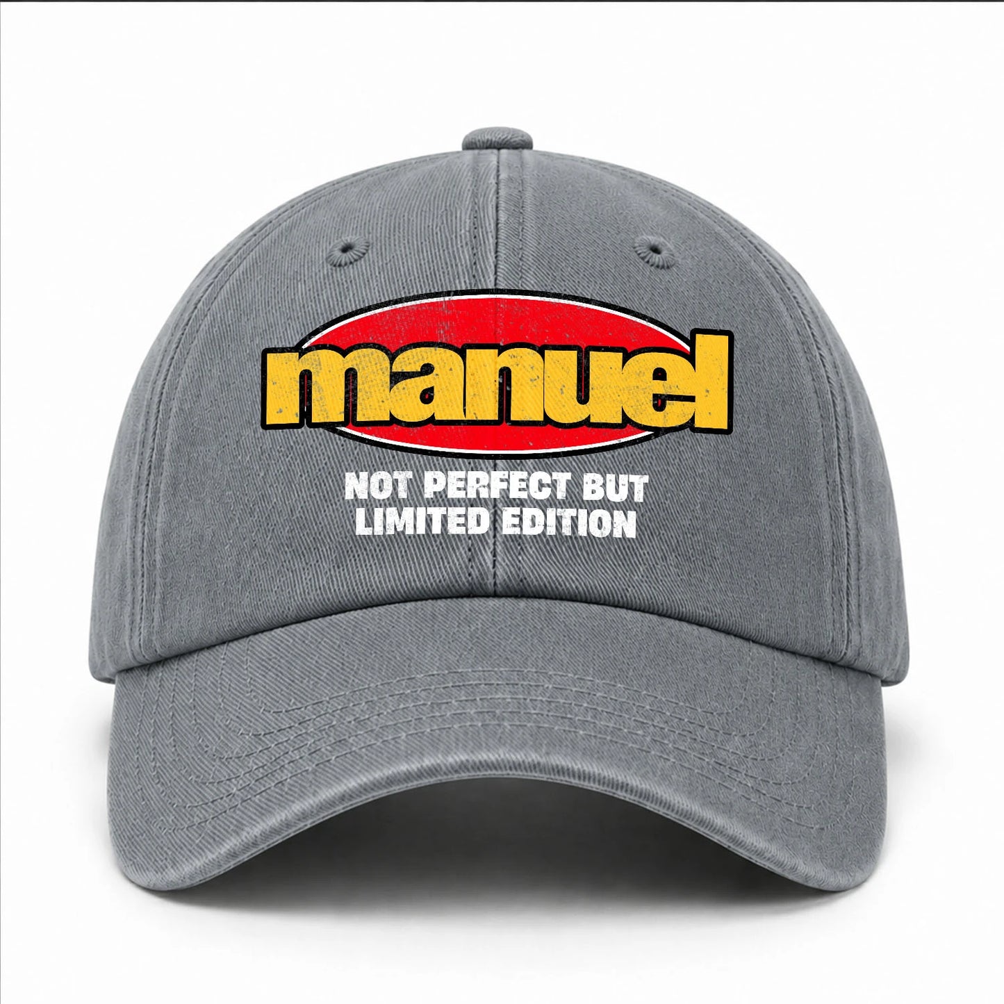 Your Name Not Perfect But Limited Edition Red Logo Washed Cap MANUEL 13K1 C84PF