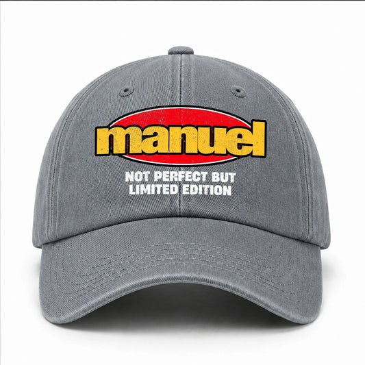 Your Name Not Perfect But Limited Edition Red Logo Washed Cap MANUEL 13K1 C84PF