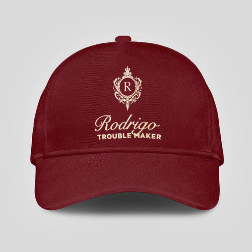 Trouble Maker Funny Royal Burgundy Cap RODRIGO 13K1 C158PF