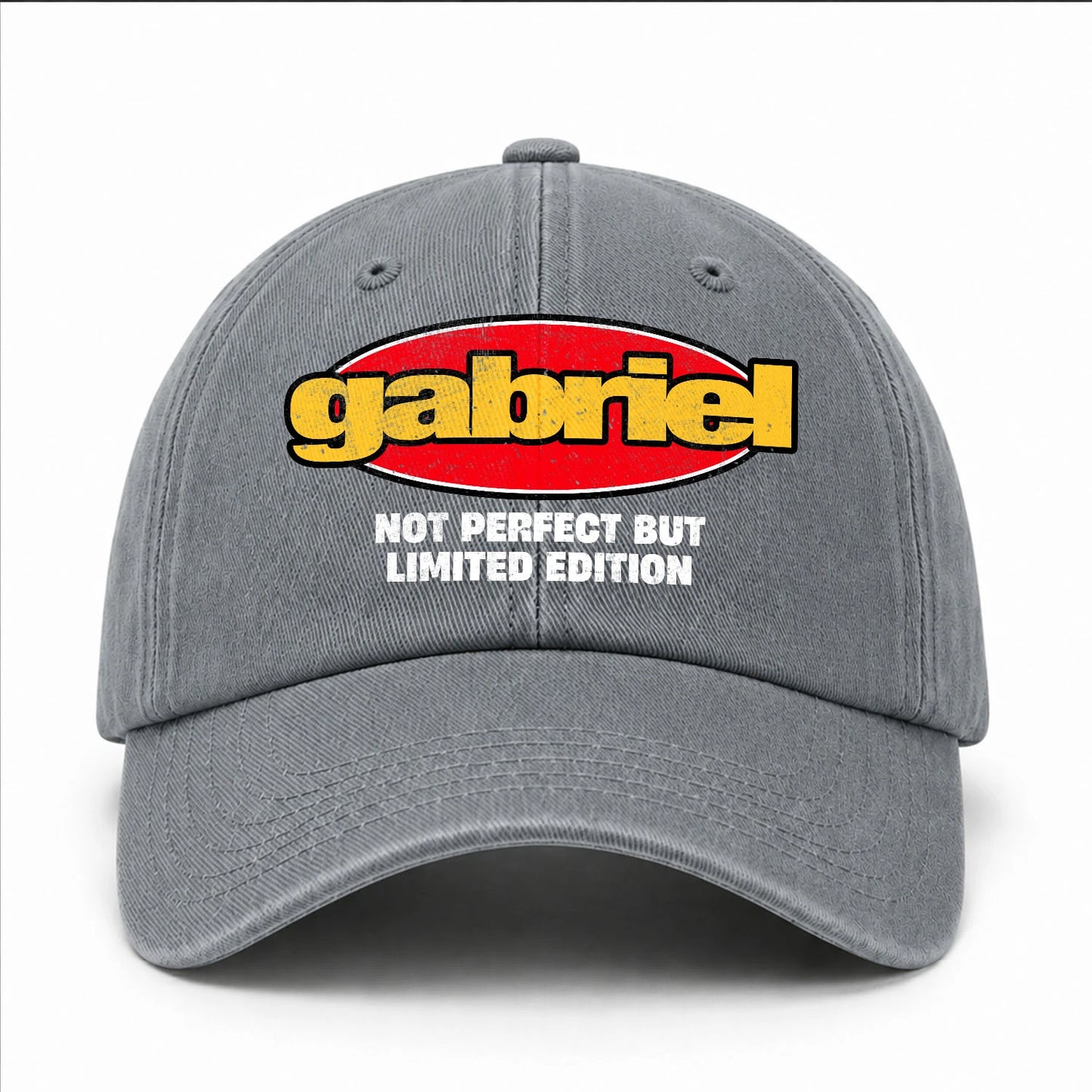 Your Name Not Perfect But Limited Edition Red Logo Washed Cap GABRIEL 13K1 C84PF