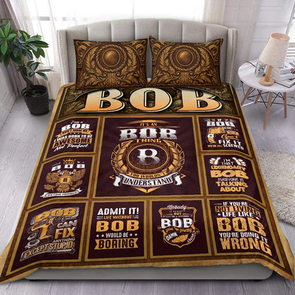 BOB Limited Edition Personalized Bedding Set 13K1-BS3