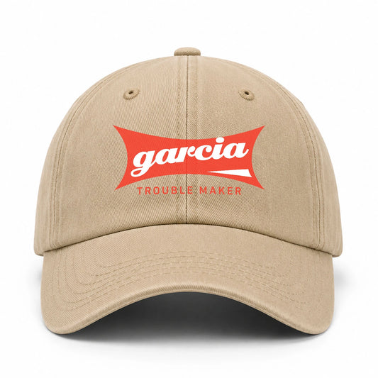 Trouble Maker Red Logo Washed Cap GARCIA 13K1 C78PF