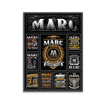 MARC Personalized Sponge Floor Mat – Custom Printed Home Decor 13K1-AR2