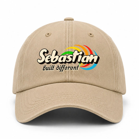 Your Name Built Different Retro Washed Cap SEBASTIAN 13K1 C55PF