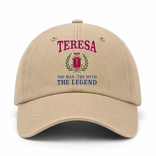 The Man The Myth The Legend Royal Khaki Cap TERESA 13K1 C116PF