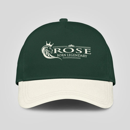 Born Legendary Lion Logo Sage Green And Beige Cap ROSE 13K1 C182PF