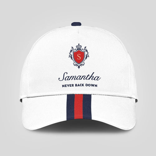 Never Back Down Stripped Cap SAMANTHA 13K1 C86PF