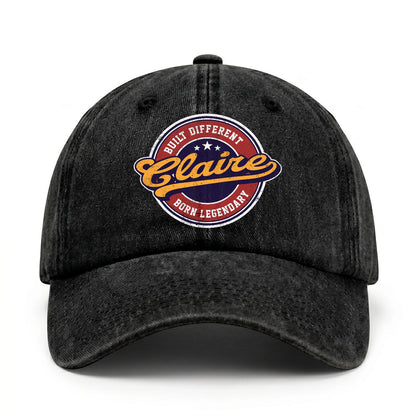 Built Different Born Legendary Logo Washed Cap CLAIRE 13K1 C65PF