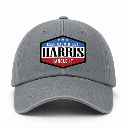 Keep Calm & Let Your Name Handle It Washed Cap HARRIS 13K1 C87PF