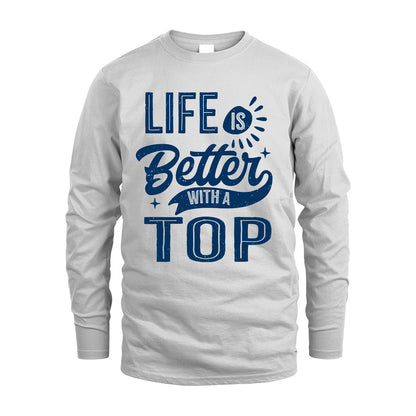 TOP 13K1-116 Personalized Name Quote T-Shirt Life Is Better With Unisex Gift