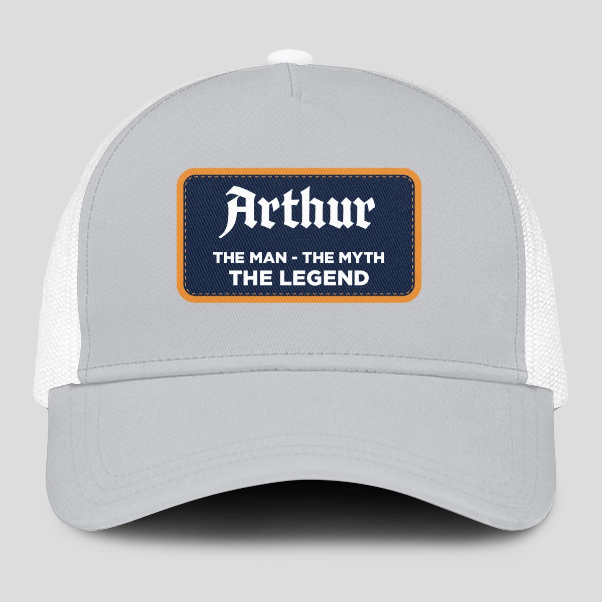 The Man The Myth The Legend Gray Mesh Cap ARTHUR 13K1 C204PF