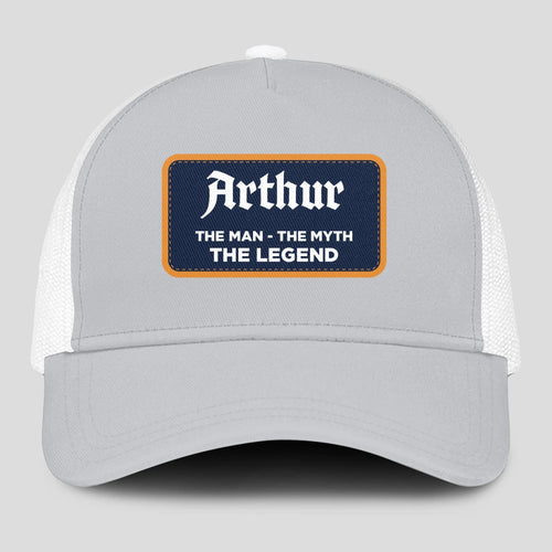 The Man The Myth The Legend Gray Mesh Cap ARTHUR 13K1 C204PF