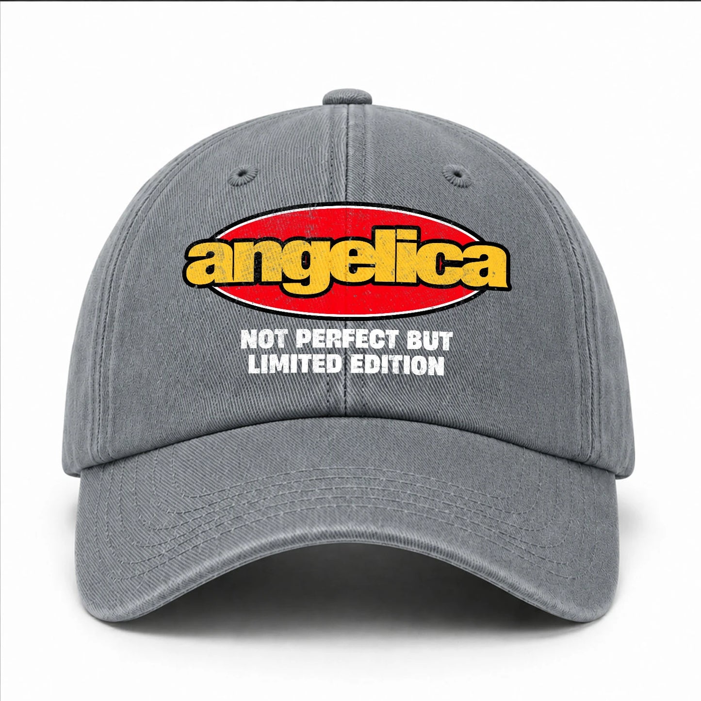 Your Name Not Perfect But Limited Edition Red Logo Washed Cap ANGELICA 13K1 C84PF