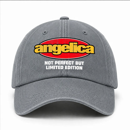 Your Name Not Perfect But Limited Edition Red Logo Washed Cap ANGELICA 13K1 C84PF
