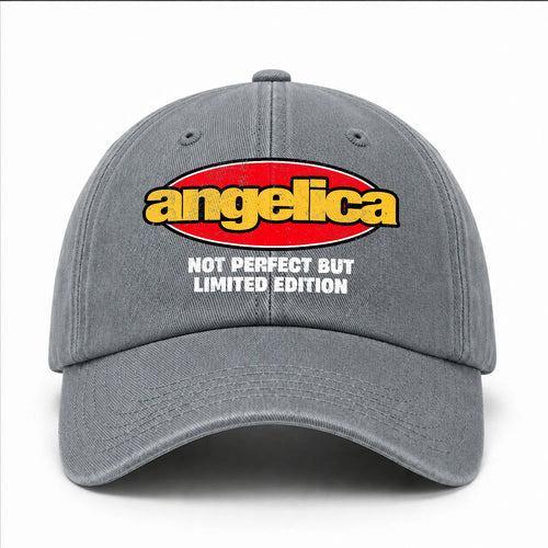 Your Name Not Perfect But Limited Edition Red Logo Washed Cap ANGELICA 13K1 C84PF