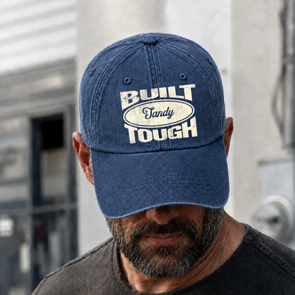 Built Your Name Tough Slogan Washed Cap SANDY 13K1 C96PF