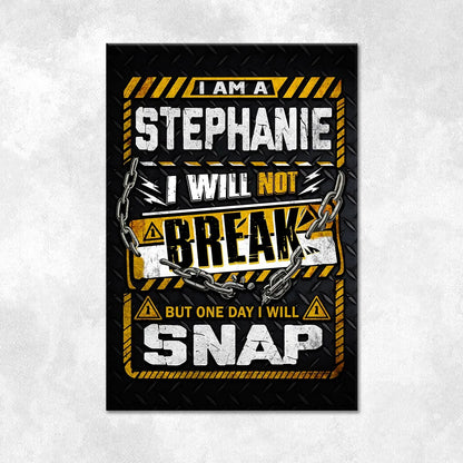 STEPHANIE Motivational Rug – Black & Yellow Quote Carpet for Living Room 13K1-AR1
