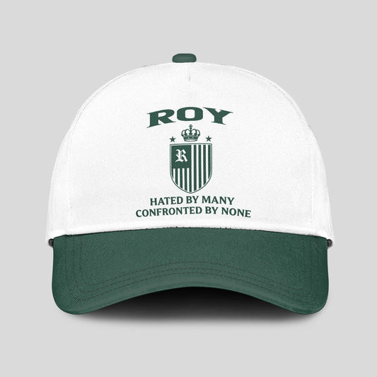 Hated By Many Confronted By None Luxury Logo Cap ROY 13K1 C41PF