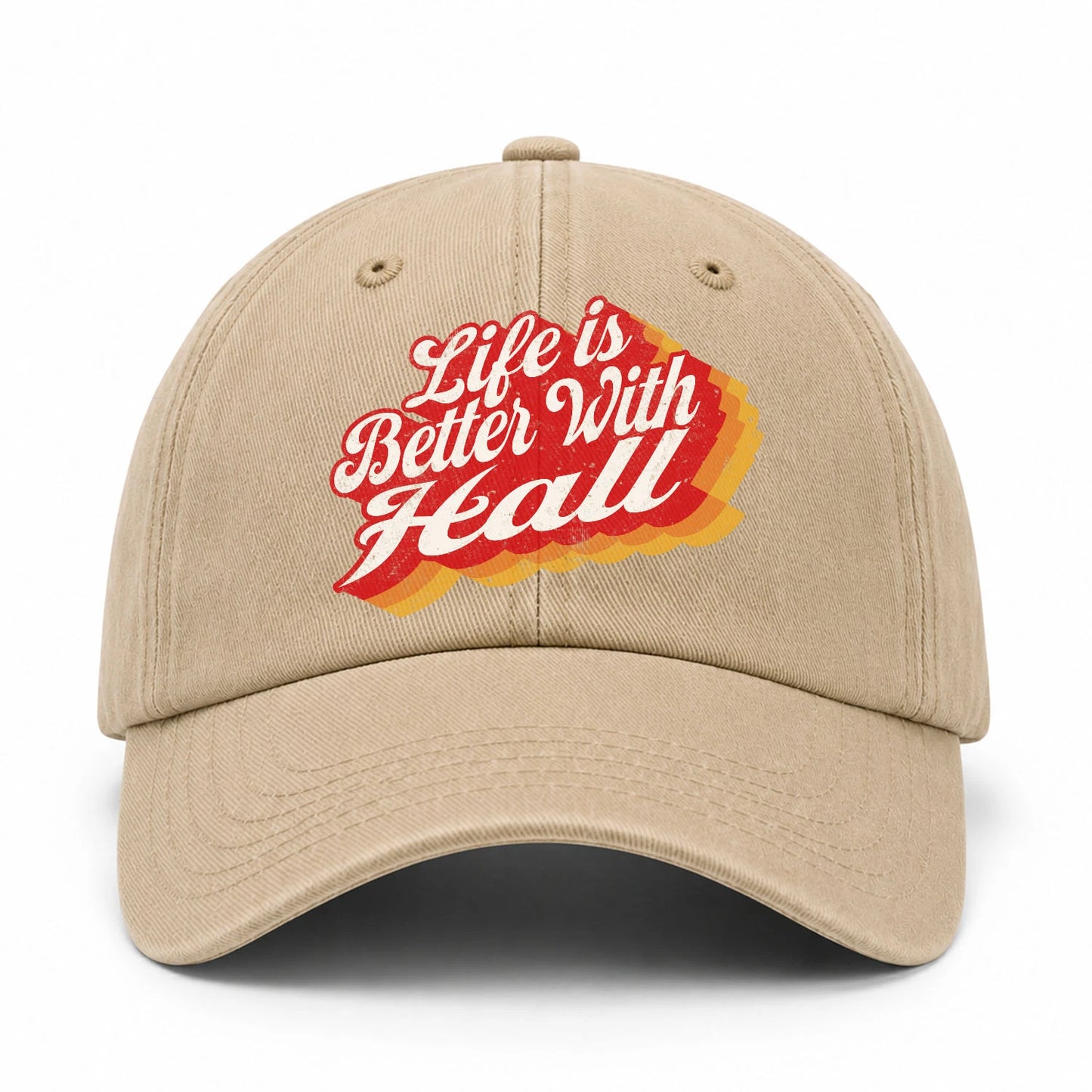 Life Is Better With Your Name Vintage Washed Cap HALL 13K1 C67PF