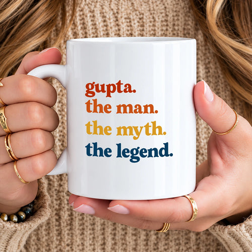 The Man The Myth The Legend Retro Mug GUPTA 13K1 MG06