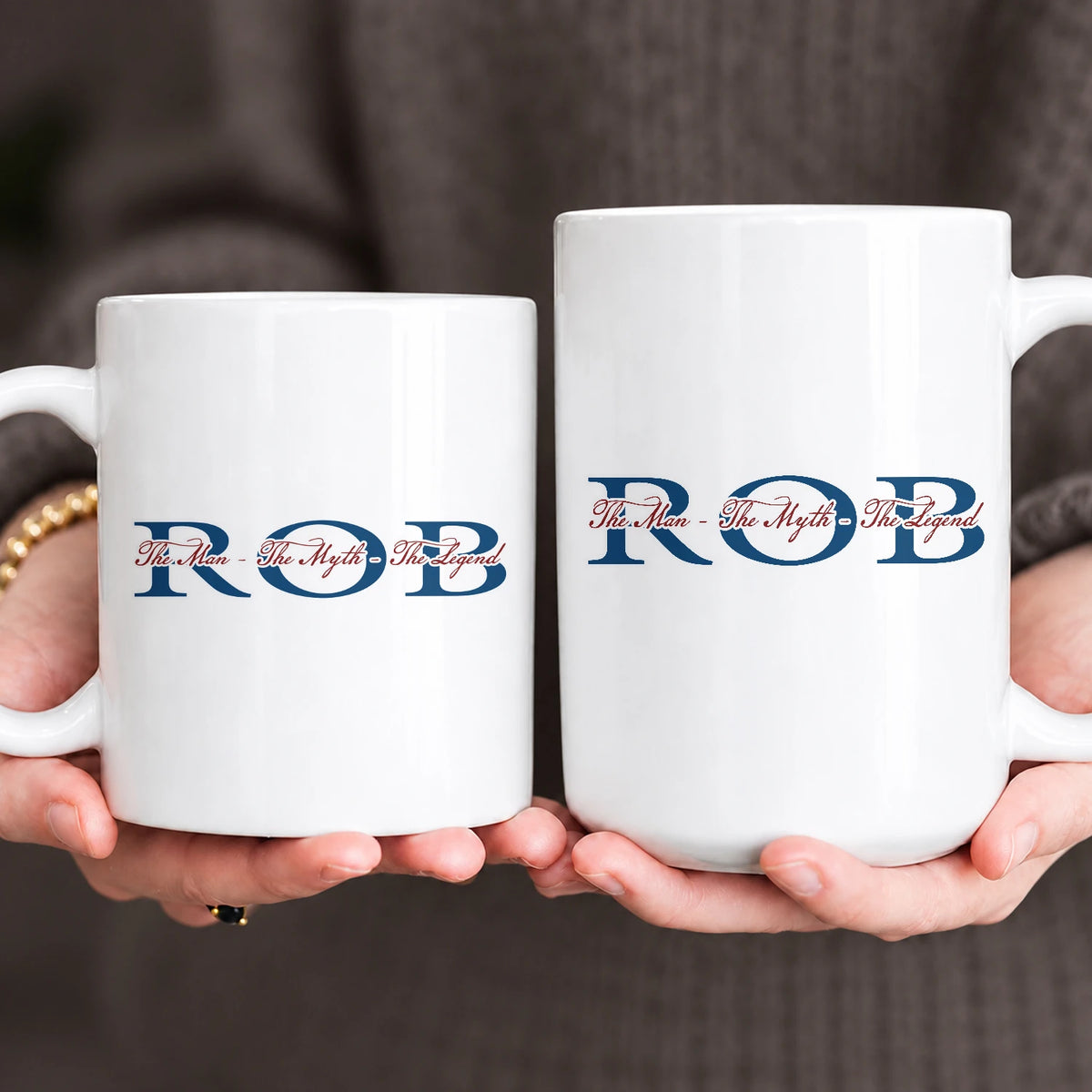 The Man The Myth The Legend With Your Name Mug ROB 13K1 MG21