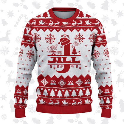 JILL Personalized Christmas Pajama Set - Holiday Gift Outfit 13K1-CR2