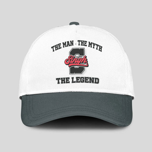 The Man The Myth The Legend Custom Initial Letter And Name Cap SINGH 13K1 C38PF