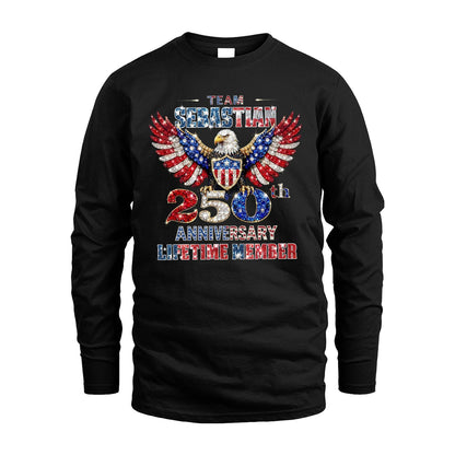 SEBASTIAN 13K1-523 Personalized "Team...Lifetime Member" America 250 Design