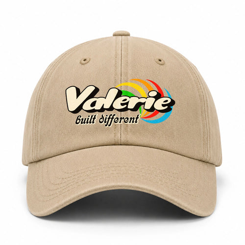 Your Name Built Different Retro Washed Cap VALERIE 13K1 C55PF
