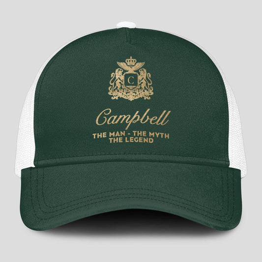 The Man The Myth The Legend Sage Green Mesh Cap CAMPBELL 13K1 C192PF