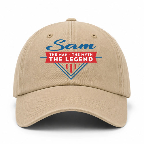 The Man The Myth The Legend Logo Washed Cap SAM 13K1 C37PF