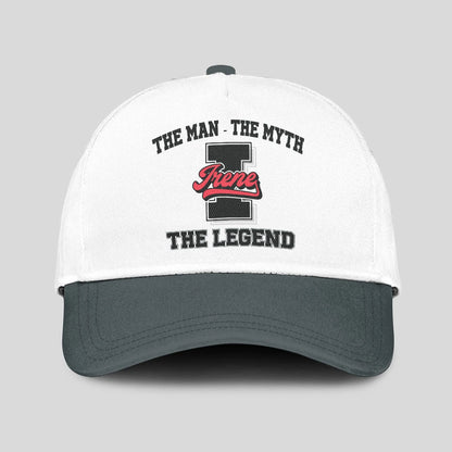 The Man The Myth The Legend Custom Initial Letter And Name Cap IRENE 13K1 C38PF