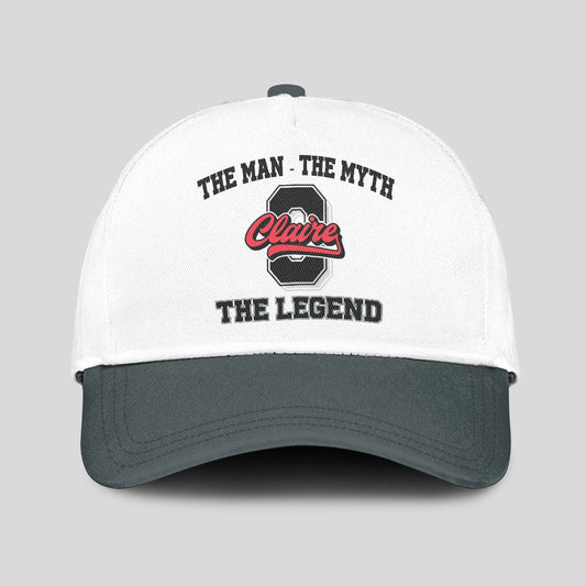 The Man The Myth The Legend Custom Initial Letter And Name Cap CLAIRE 13K1 C38PF
