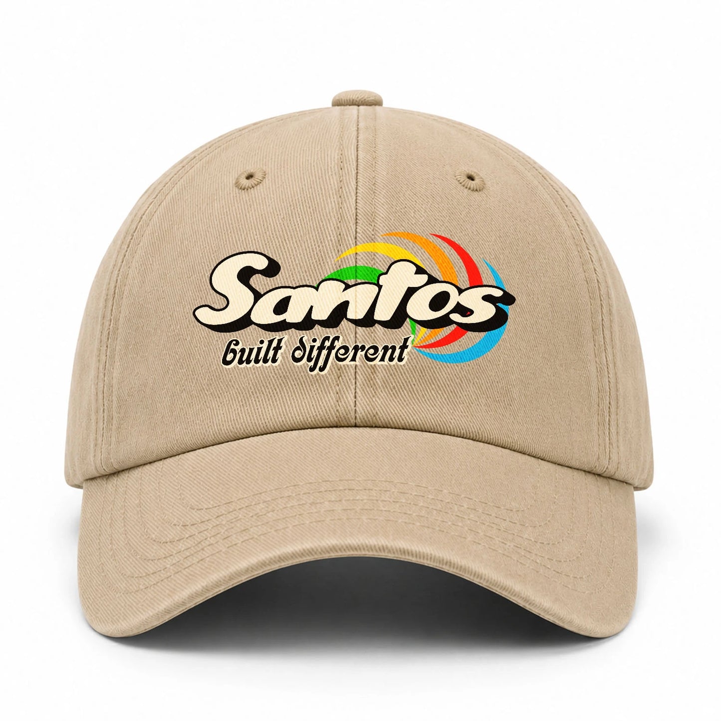 Your Name Built Different Retro Washed Cap SANTOS 13K1 C55PF