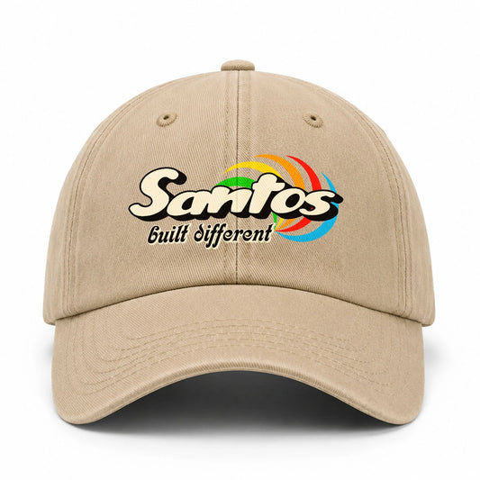 Your Name Built Different Retro Washed Cap SANTOS 13K1 C55PF
