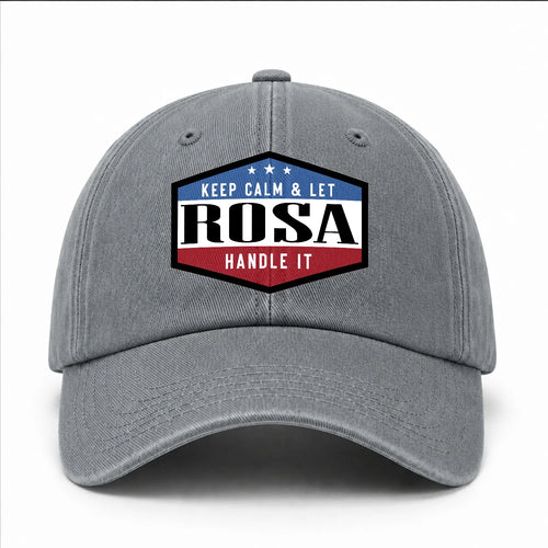 Keep Calm & Let Your Name Handle It Washed Cap ROSA 13K1 C87PF